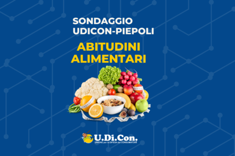 Indagine Udicon - Piepoli: abitudini alimentari, diete, disturbi e stili di vita degli italiani